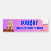 cougar bumpersticker (Voorkant)