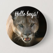 Cougar-Button Ronde Button 7,6 Cm (Voorkant)