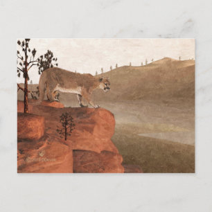 Cougar - Concentratie Briefkaart