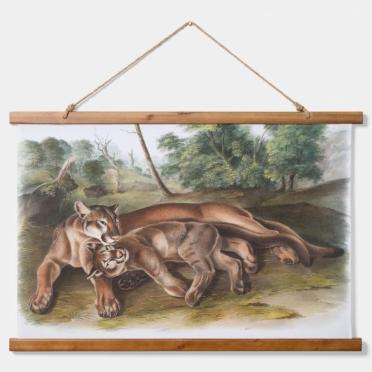 Cougar Duo Hangend Wandkleed (Voorkant)