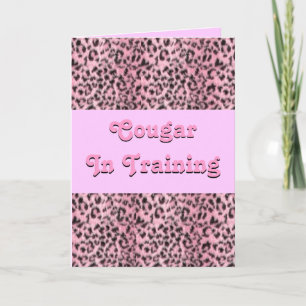 Cougar En Formation Carte De Voeux
