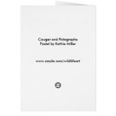 Cougar et pictographes (Dos)