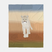 Cougar Fleece Blanket (Voorkant)