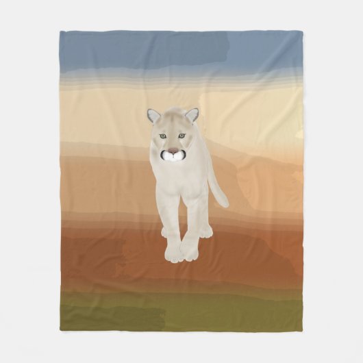 Cougar Fleece Blanket (Voorkant)