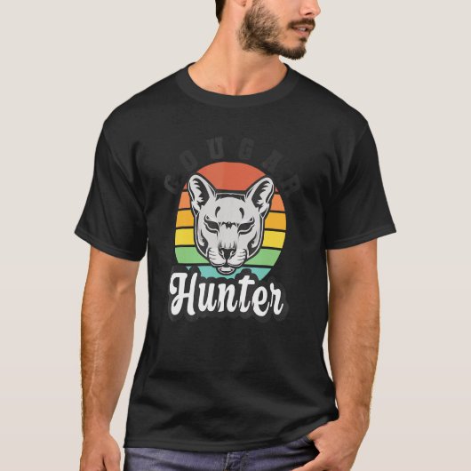 Cougar Hunter Lesbian Single Dating Lgbt T-shirt (Voorkant)