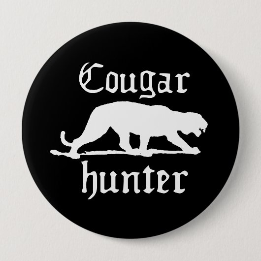 COUGAR HUNTER T-shirt Ronde Button 4,0 Cm (Voorkant)