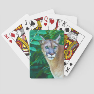 Cougar in het Oerwoud Speelkaarten
