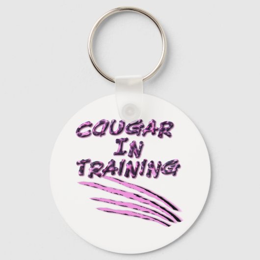 Cougar in training-2-Sleutelhanger Sleutelhanger (Voorkant)