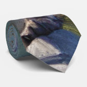 Cougar Mountain Lion Grote Kat Schilderen IV Stropdas (Opgerold)