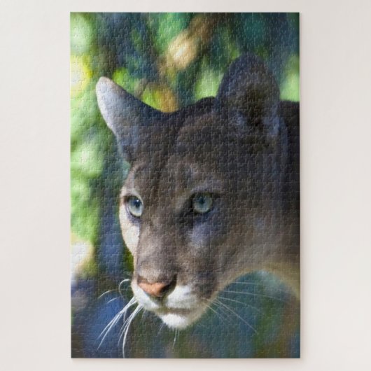 Cougar Mountain Lion. Legpuzzel (Verticaal)