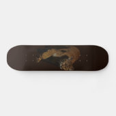Cougar Mountain Lion Wild Cat Skateboard (Horz)