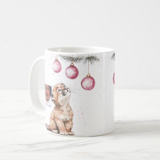 Cougar mugs 11oz matte ceramic mug (Devant gauche)