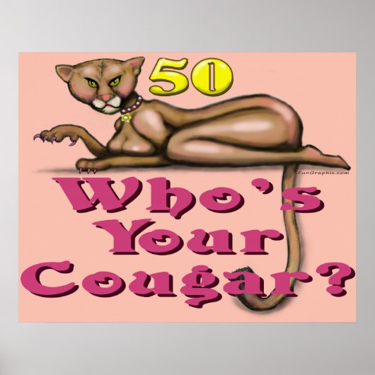 Cougar op 50 Poster (Voorkant)