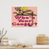 Cougar op 50 Poster (Keuken)