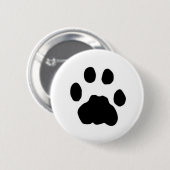 COUGAR PAW PRINT RONDE BUTTON 5,7 CM (Voorkant /achterkant)
