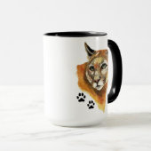 Cougar, Puma, Mountain Lion Animal Tracvel M Mok (Voorkant rechts)