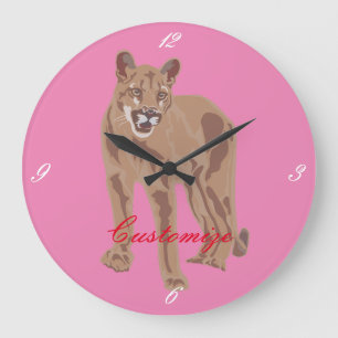 Cougar Puma Mountain Lion Thunder_Cove Grote Klok