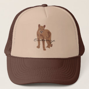 Cougar Puma Mountain Lion Thunder_Cove Trucker Pet