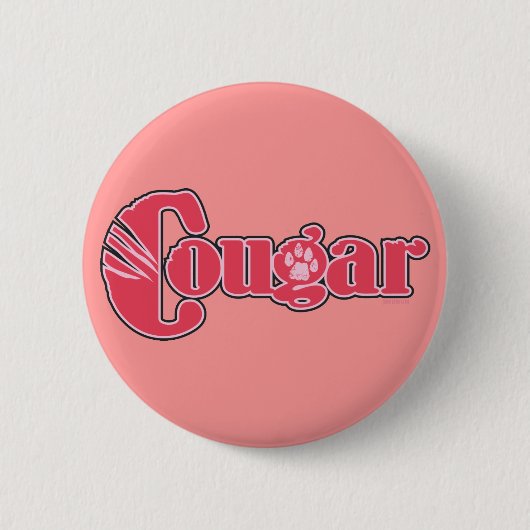 Cougar Ronde Button 5,7 Cm (Voorkant)