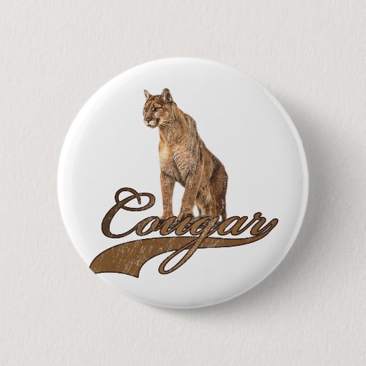 Cougar Ronde Button 5,7 Cm (Voorkant)