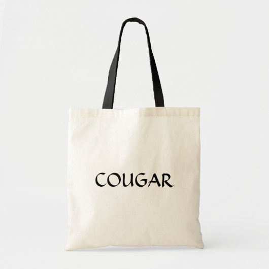 cougar tote bag (Voorkant)