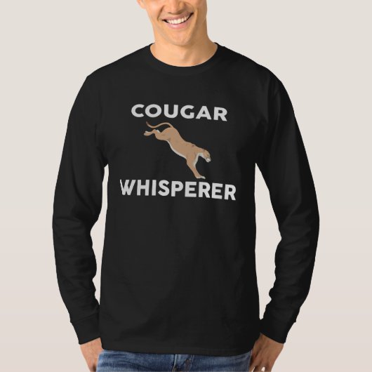 COUGAR Whisperer   COUGARS T-shirt (Voorkant)