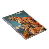 Cougars Bergleeuw  Notitieboek (Rechterzijde)