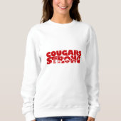 Cougars des femmes Sweatshirt (Devant)
