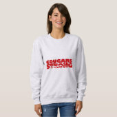 Cougars des femmes Sweatshirt (Devant entier)