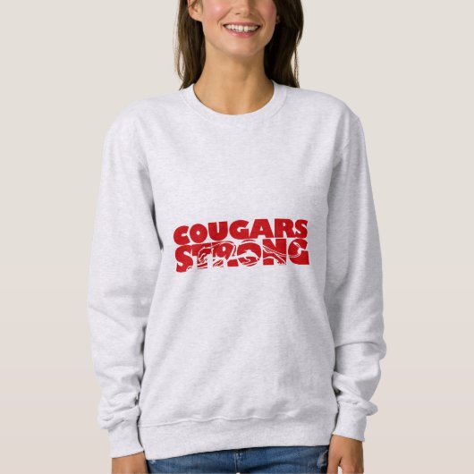 Cougars des femmes Sweatshirt (Devant)