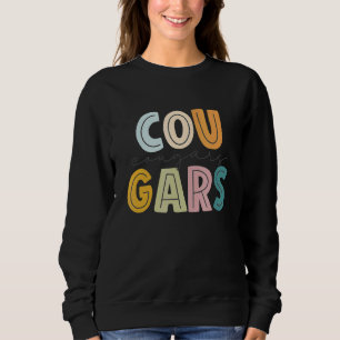 Cougars Mascot School Spirit Sports Cheer Fan Team Trui