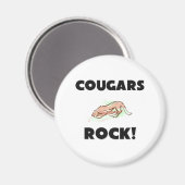 Cougars Rock Magneet (Voorkant / Achterkant)