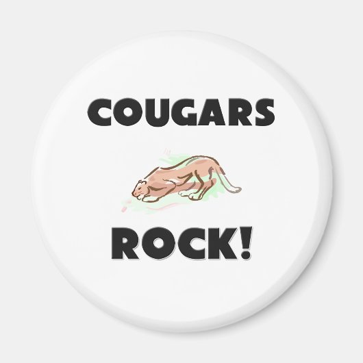 Cougars Rock Magneet (Voorkant)