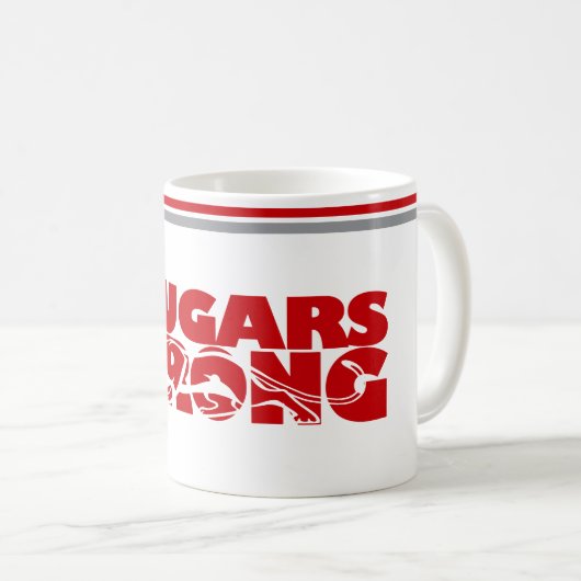 Cougars Strong Coffee Mug (Devant droit)