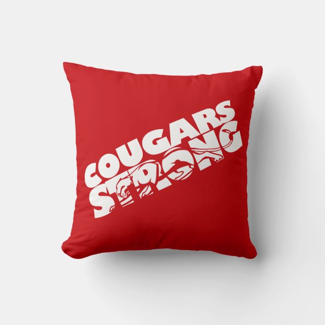Cougars Strong Sierkussen (Voorkant)