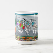Coulé par surprise | Mug de café classique d'anniv (Centre)