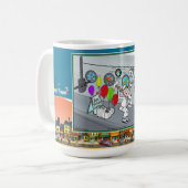 Coulé par surprise | Mug de café classique d'anniv (Devant gauche)