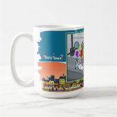 Coulé par surprise | Mug de café classique d'anniv (Gauche)