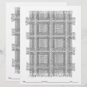 COULER VOTRE PROPRE Page de coloriage en plaid (Devant / Derrière)