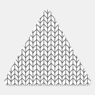 COULER VOTRE PROPRE Stickers Triangle Tricot