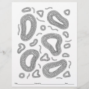 COULER VOTRE PROPRE Tricot Microscope Page de colo