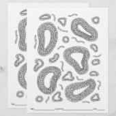 COULER VOTRE PROPRE Tricot Microscope Page de colo (Devant / Derrière)