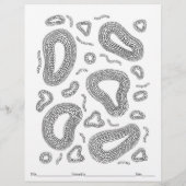 COULER VOTRE PROPRE Tricot Microscope Page de colo (Dos)