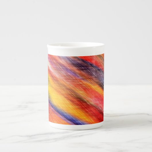 Couleur Abstraite coucher de soleil Mug (Devant)