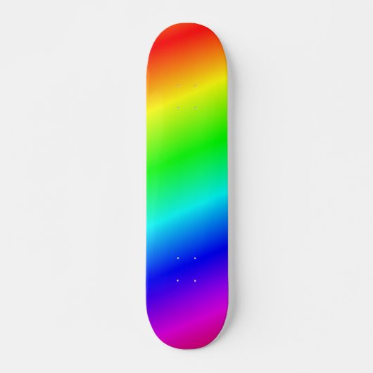 Couleur Arc-en-ciel coloré Skateboard (Devant)