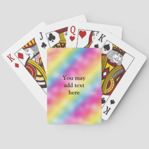 Couleur arc-en-ciel douce et cartes de lecture éti