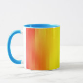 Couleur arc-en-ciel rayures Mug (Gauche)