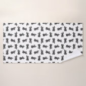 COULEUR ARRIÈRE - PLAN CUSTOM DU Train Locomotive (Serviette de bain)