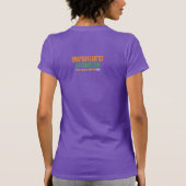 Couleur audacieuse, rythme abstrait, TSHIRT PLNTD (Dos)