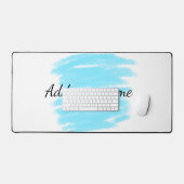 Couleur bleue ajouter un nom message texte lancer (Clavier et souris)